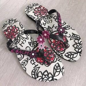 Coach Poppy Kerrie Flip Flops Y2K